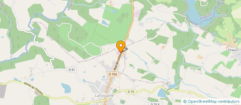 localisation de l'entreprise COPLAND HTB  LANOUAILLE