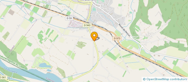 localisation de l'entreprise COPLANT  CADENET