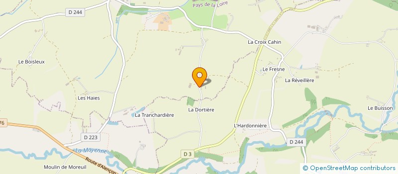 localisation de l'entreprise COPLIT à LA PALLU
