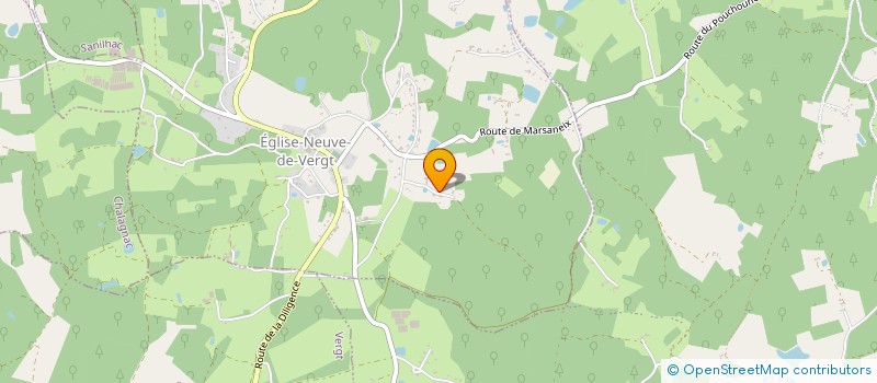 localisation de l'entreprise COPO à SANILHAC