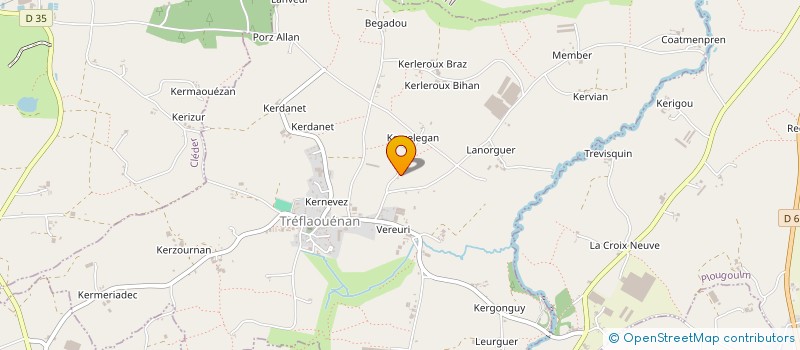 localisation de l'entreprise COPO CHIC  TREFLAOUENAN