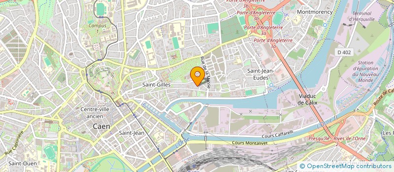 localisation de l'entreprise COPOPRIETE LE SOLEIL à CAEN