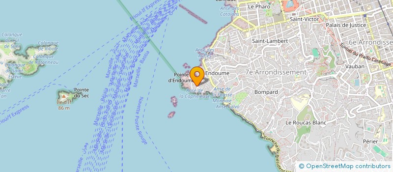 localisation de l'entreprise COPP'INVEST à MARSEILLE
