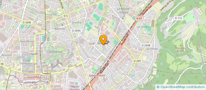 localisation de l'entreprise COPPA PERE ET FILS  SAINT-MARTIN-D'HERES