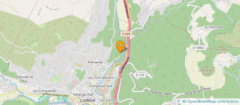 localisation de l'entreprise COPPAR à SOUMONT