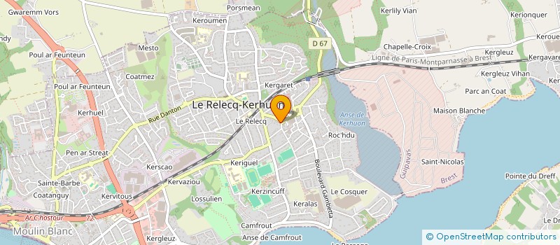 localisation de l'entreprise COPPEE  LE RELECQ-KERHUON