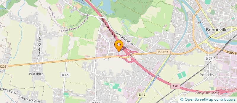localisation de l'entreprise COPPEL MAINTENANCE à SAINT-PIERRE-EN-FAUCIGNY