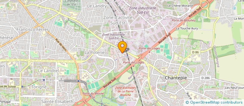 localisation de l'entreprise COPPELIA  RENNES