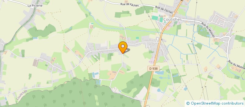 localisation de l'entreprise COPPENOLLE TP  COUTICHES