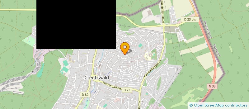 localisation de l'entreprise COPPER RECYCLAGE MATTHISS  CREUTZWALD