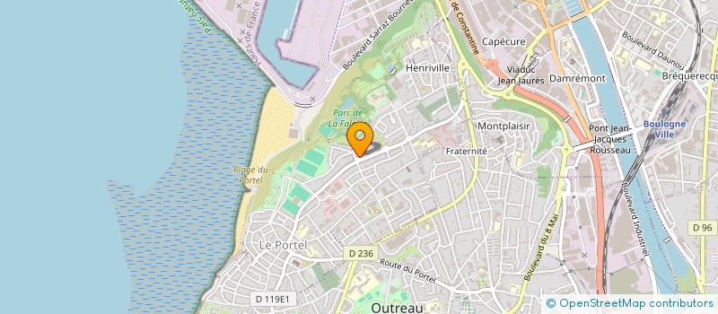 localisation de l'entreprise COPPIN NICOLAS  LE PORTEL