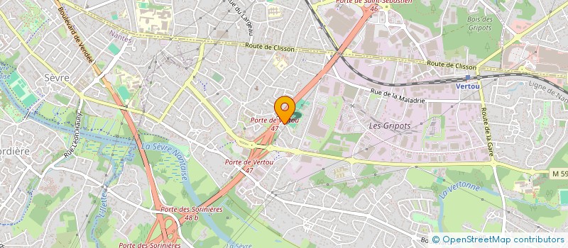 localisation de l'entreprise COPPM  VERTOU