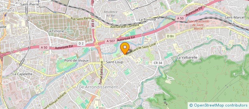 localisation de l'entreprise COPPOLANI SAS à MARSEILLE