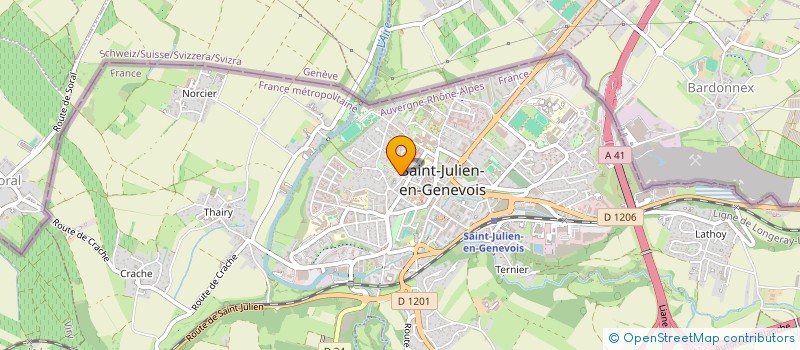 localisation de l'entreprise COPPOLINO SANTO & CLAUDIA  SAINT-JULIEN-EN-GENEVOIS