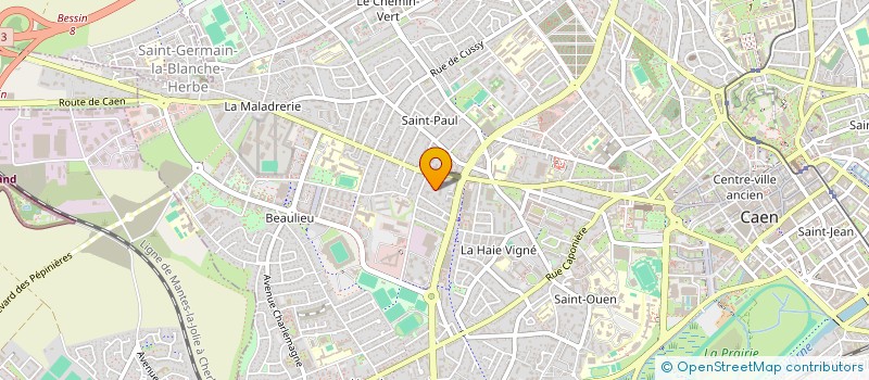 localisation de l'entreprise COPPROPRIETE CLOS ST PAUL à CAEN