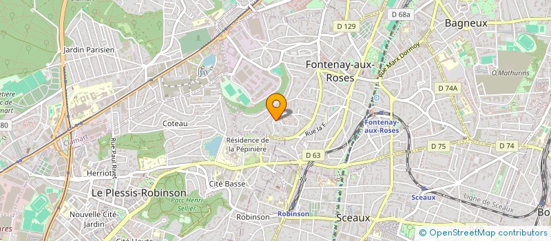 localisation de l'entreprise COPR 1 15 RUE LEON BLOY 92260 FONTENAY AUX ROSES à FONTENAY-AUX-ROSES