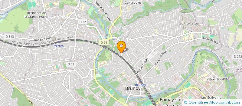 localisation de l'entreprise COPR 1 A 11 RUE JEAN XXIII 91800 BRUNOY à BRUNOY
