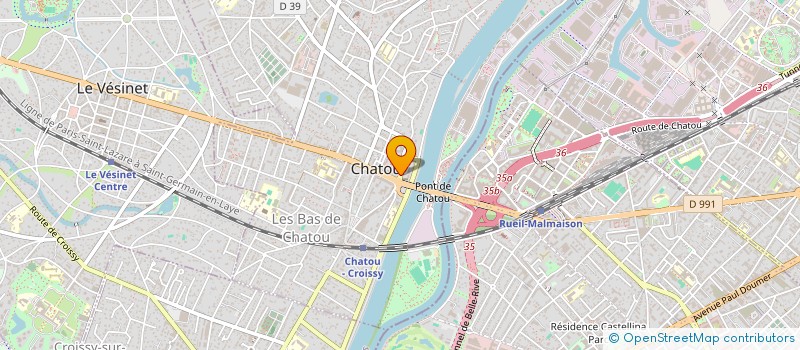 localisation de l'entreprise COPR 1 A 21 RUE DE LA PAROISSE ST JEAN 78400 CHATOU  CHATOU