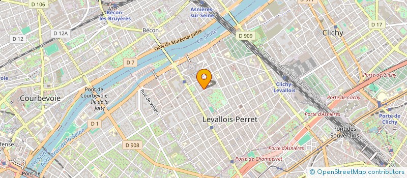 localisation de l'entreprise COPR 1 AV DE L EUROPE 92 LEVALLOIS PERRET à LEVALLOIS-PERRET