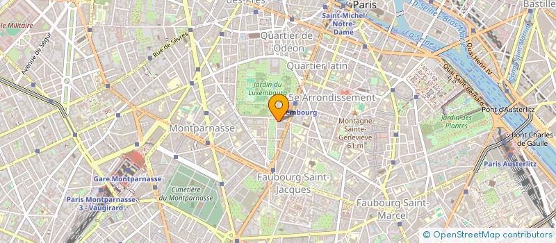 localisation de l'entreprise COPR 1 AV DE L OBSERVATOIRE 75006 PARIS  PARIS