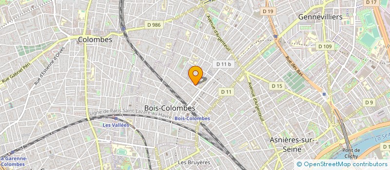 localisation de l'entreprise COPR 1 AV DE SAVOYE 92270 BOIS COLOMBES à BOIS-COLOMBES