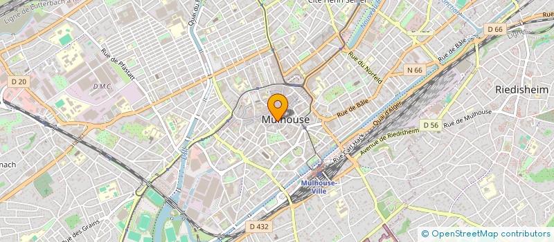 localisation de l'entreprise COPR 1 HENRIETTE  MULHOUSE