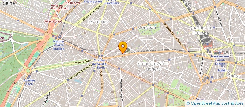 localisation de l'entreprise COPR 1 RUE BEAUJON 75008 PARIS  PARIS