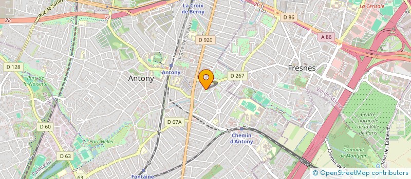 localisation de l'entreprise COPR 1 RUE DES IRIS 92160 ANTONY à ANTONY