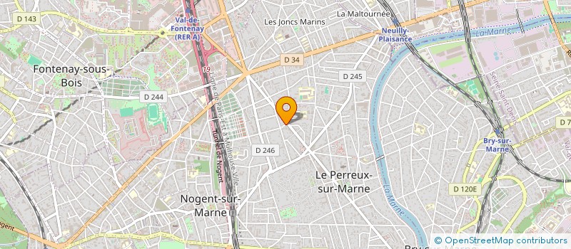 localisation de l'entreprise COPR 1 RUE DU BEL AIR 94170 LE PERREUX SUR MARNE  LE PERREUX-SUR-MARNE