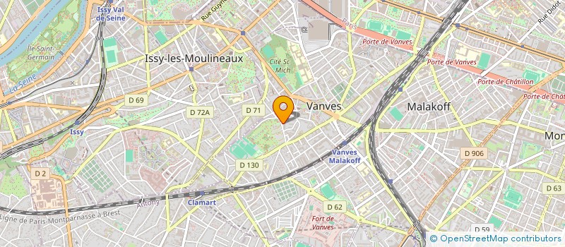 localisation de l'entreprise COPR 1 RUE FALRET 92170 VANVES  VANVES