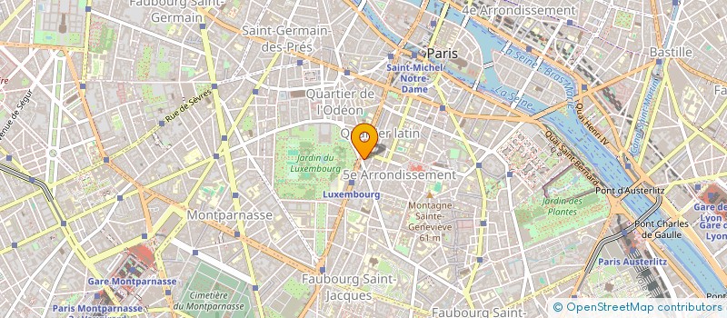 localisation de l'entreprise COPR 1 RUE GAY LUSSAC 75005 PARIS  PARIS