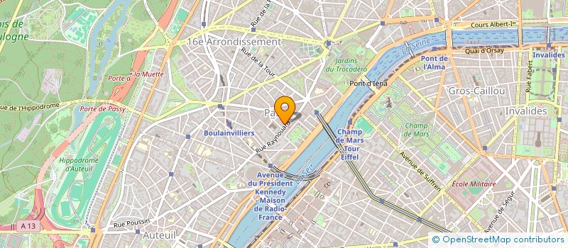 localisation de l'entreprise COPR 1 RUE LYAUTEY 75016 PARIS  PARIS