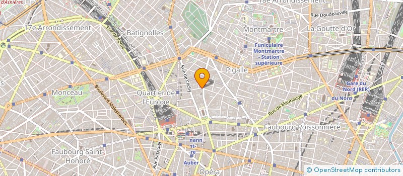 localisation de l'entreprise COPR 1 RUE MONCEY  PARIS