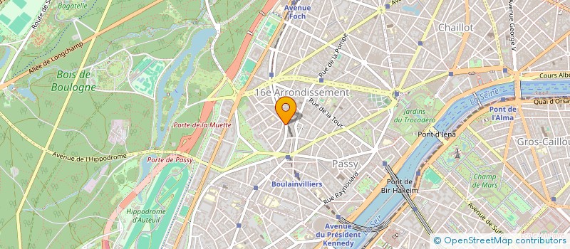 localisation de l'entreprise COPR 1 RUE OCTAVE FEUILLET 75016 PARIS  PARIS