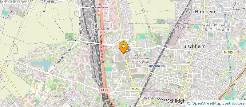 localisation de l'entreprise COPR 1 RUE POINCARE  SCHILTIGHEIM