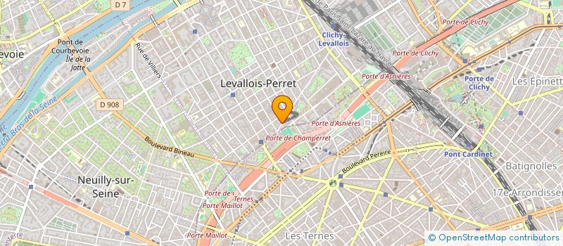 localisation de l'entreprise COPR 1 RUE TREBOIS 92 LEVALLOIS PERRET à LEVALLOIS-PERRET