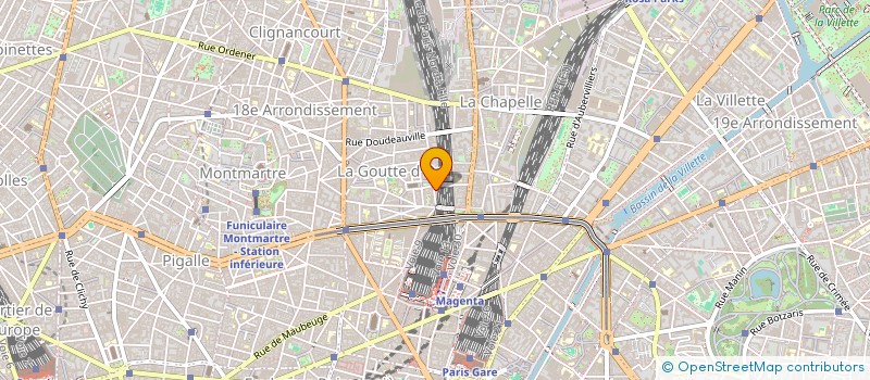 localisation de l'entreprise COPR 10-12 RUE STEPHENSON  PARIS