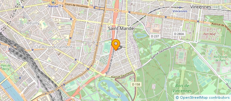 localisation de l'entreprise COPR 10 AV ALPHAND 94 SAINT MANDE REP PAR  SAINT-MANDE