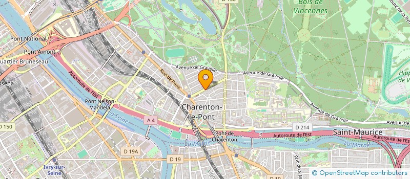 localisation de l'entreprise COPR 10 BIS RUE DE LA REPUBLIQUE  CHARENTON LE PONT
