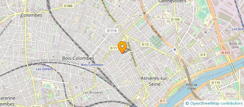 localisation de l'entreprise COPR 10 R ANDRE CAYRON  ASNIERES-SUR-SEINE