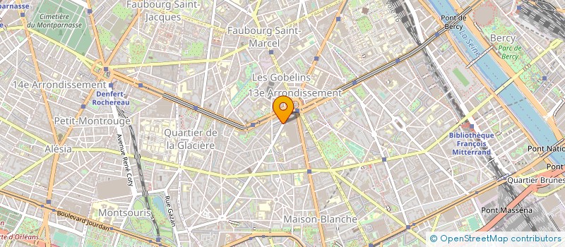 localisation de l'entreprise COPR 10 RUE BOBILLOT 75013 PARIS  PARIS