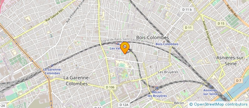 localisation de l'entreprise COPR 10 RUE C DUPORT 92270 BOIS COLOMBES à BOIS-COLOMBES