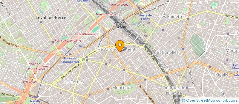 localisation de l'entreprise COPR 10 RUE CERNUSCHI 75017 PARIS  PARIS