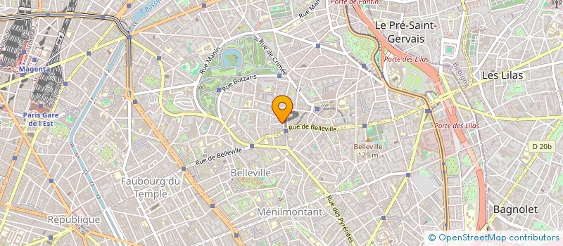 localisation de l'entreprise COPR 10 RUE DELOUVAIN 75019 PARIS  PARIS