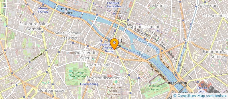 localisation de l'entreprise COPR 10 RUE DU FOUARRE  PARIS