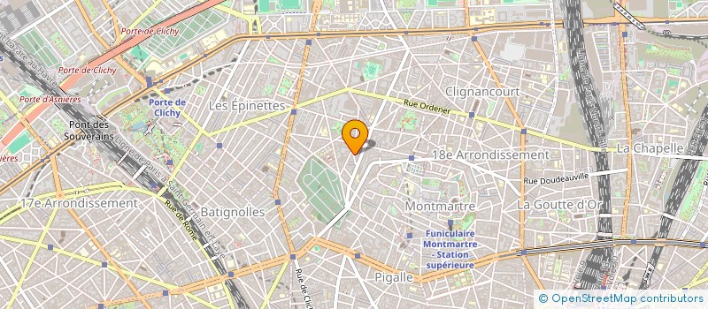 localisation de l'entreprise COPR 10 RUE FELIX ZIEM 75018 PARIS  PARIS