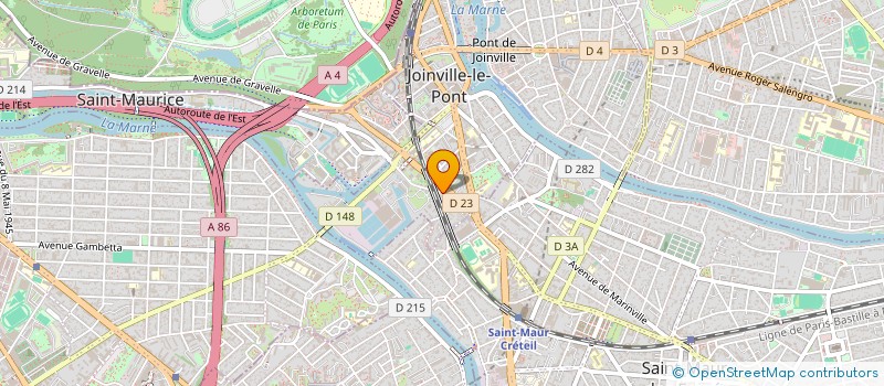 localisation de l'entreprise COPR 10 RUE HENRI BARBUSSE 94 JOINVILLE LE PONT  JOINVILLE-LE-PONT