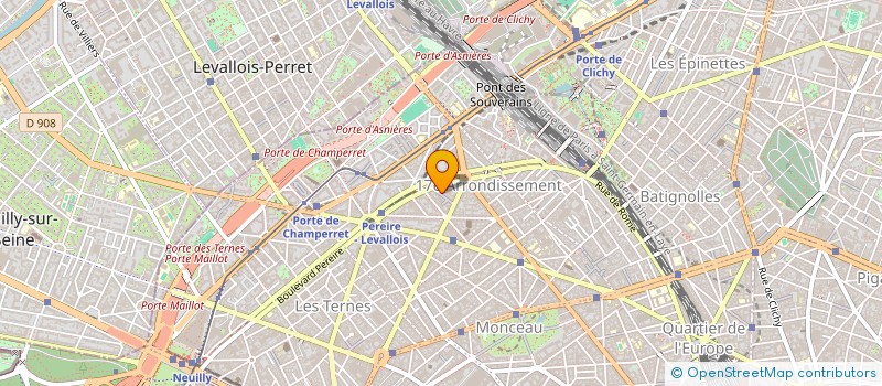 localisation de l'entreprise COPR 10 RUE RUE GUSTAVE DORE 75017 PARIS  PARIS