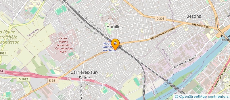 localisation de l'entreprise COPR 100 RUE DES FERMETTES 78800 HOUILLES  HOUILLES