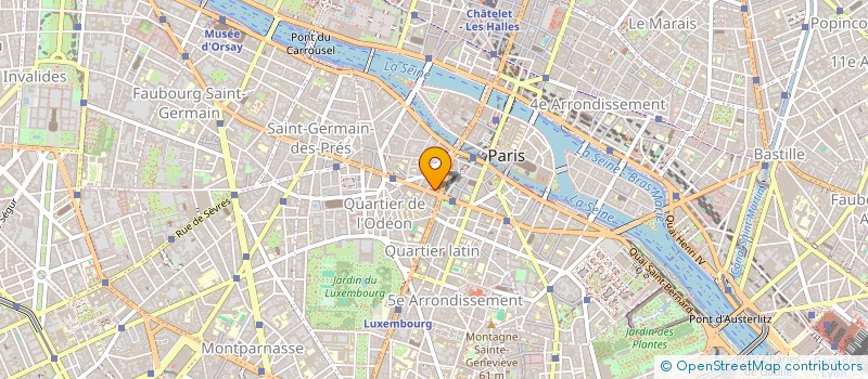 localisation de l'entreprise COPR 104 BD SAINT GERMAIN  PARIS